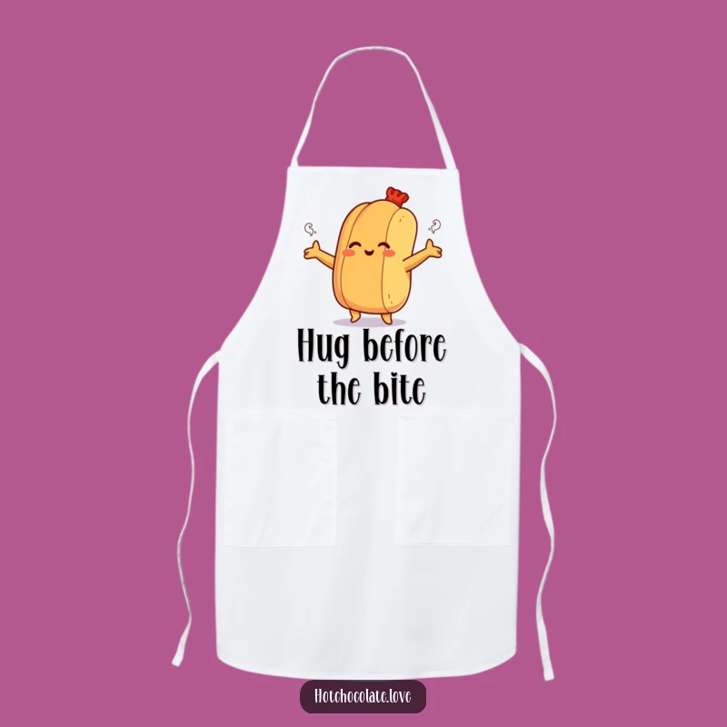 Funny Hot Dog Hug Apron - Kitchen Comfort Wear