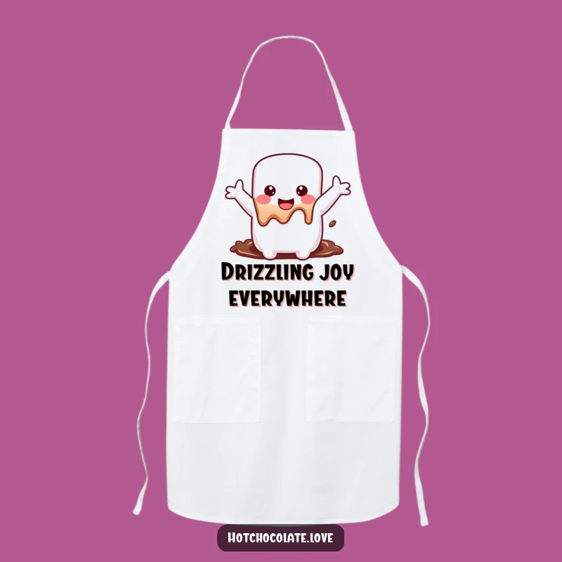 Funny Marshmallow Apron: Cook Up Smiles with S'mores-Inspired Kitchen Fun