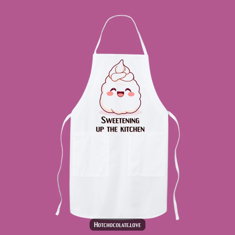 Funny Whipped Cream Apron: Bake with Joy and Sweet Delight