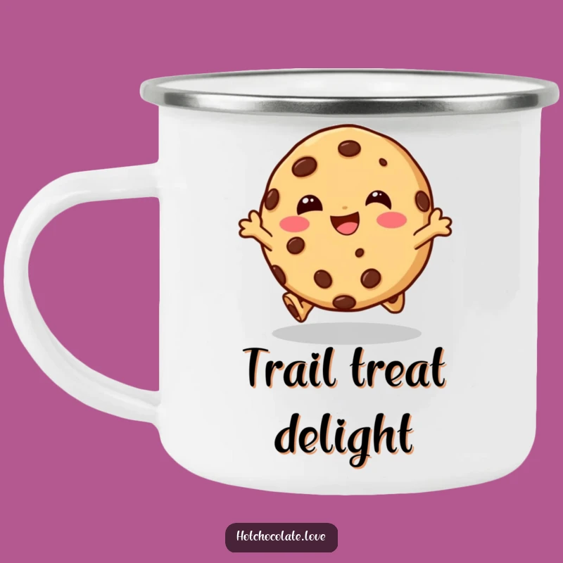 Adventure Ready Funny Cookie Hop Camping Mug: Giggling Character, Great Funny Outdoor Gift