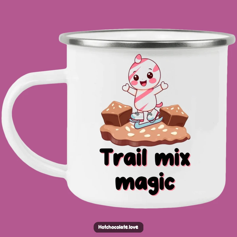 Funny Candy Cane Ice Skating Camping Mug: Adventure & Laughter Outdoors