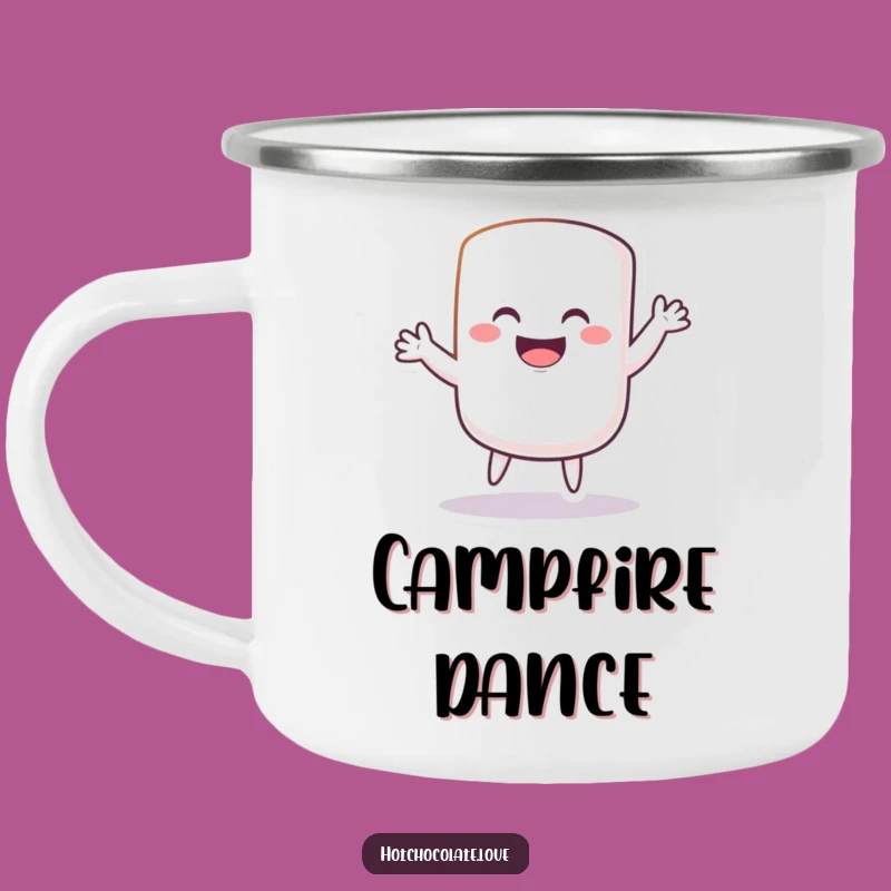 Funny Marshmallow Camp Mug: Silly Dancer Gift, Perfect for Sweet Sips