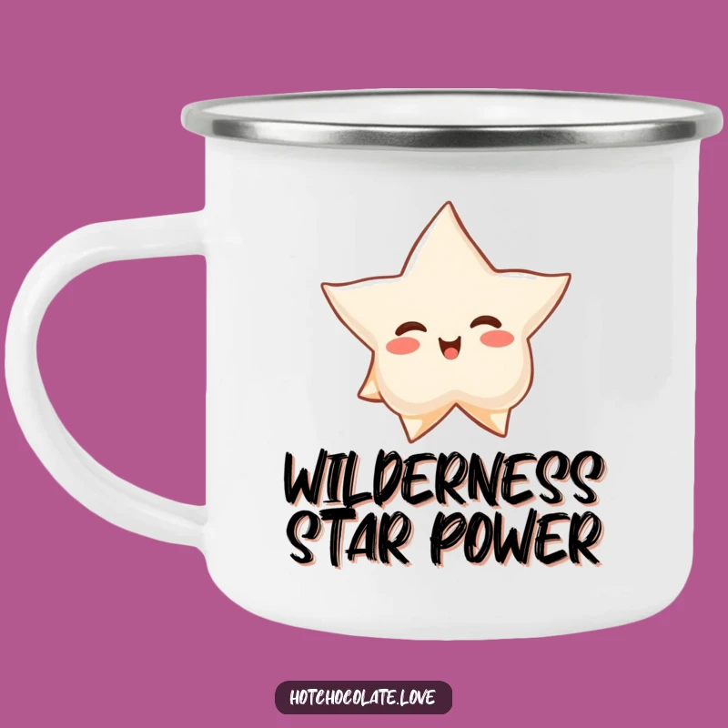 Funny Star Anise Camping Mug: Serene Spice Outdoor Companion