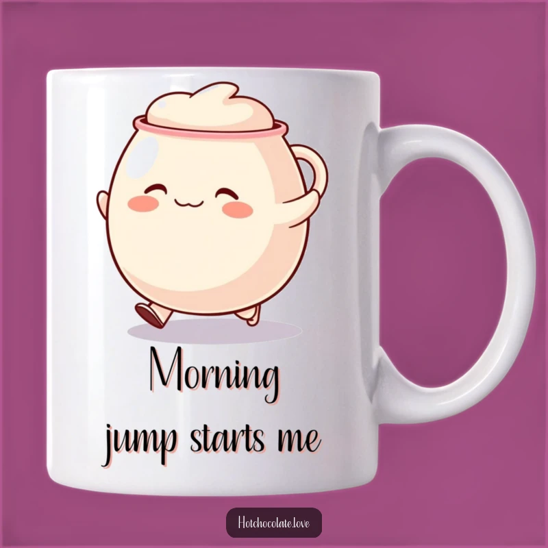 Funny Skipping Mug T-Shirt: Start Your Day with a Cheerful, Happy Skip!