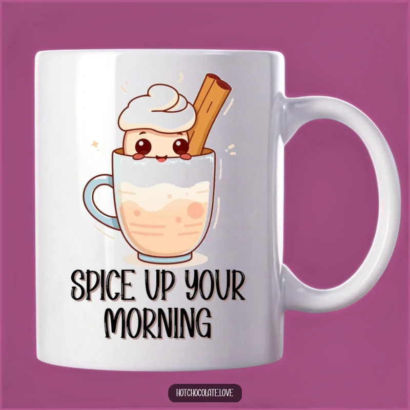 Funny Cinnamon Stick Mug: Proud Warm Drink Character Gift