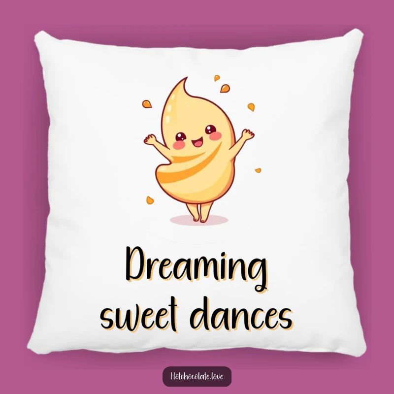 Funny Caramel Swirl Pillow: Add Cozy Sweetness and Playful Comfort
