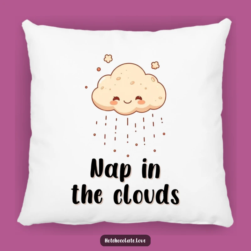 Funny Cocoa Cloud Pillow: Cozy & Hilarious Chocolate Comfort
