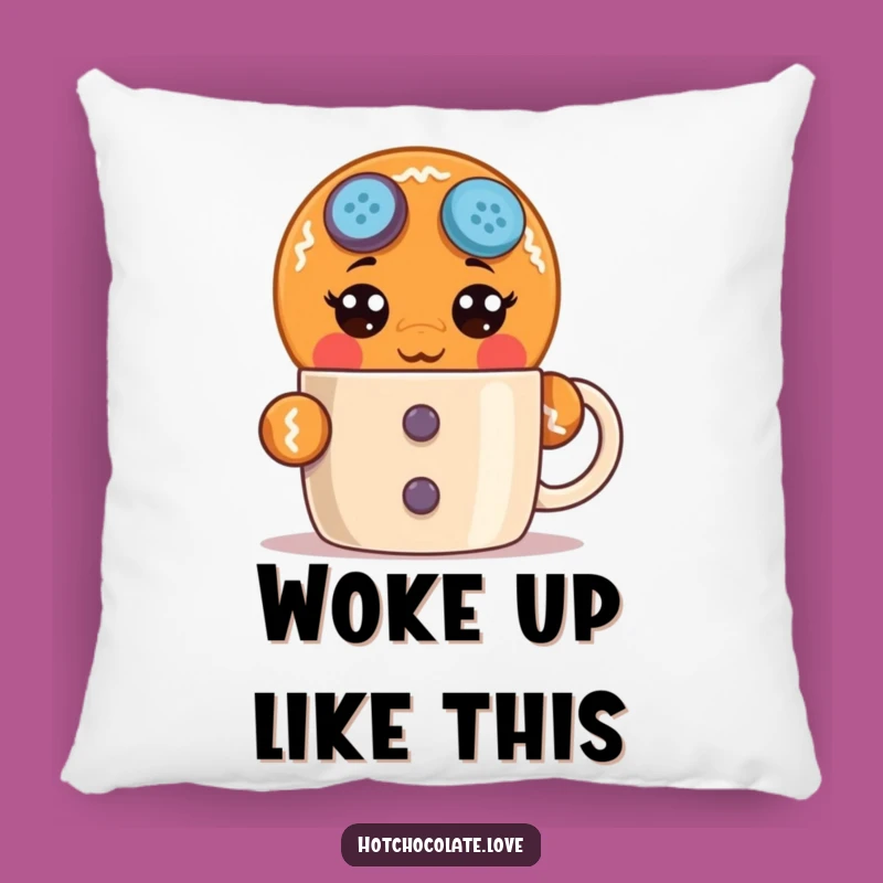 Funny Surprised Gingerbread Man Pillow: Add Hilarious Comfort and Unexpected Joy to Your Home