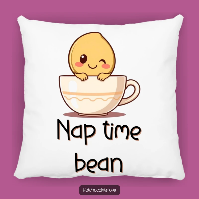 Funny Coffee Bean Pillow: Cozy Comfort with a Morning Smile