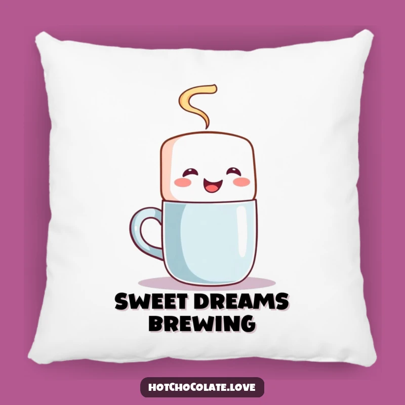 Funny Marshmallow Stirring Pillow - Soft Comfort with a Sweet Touch