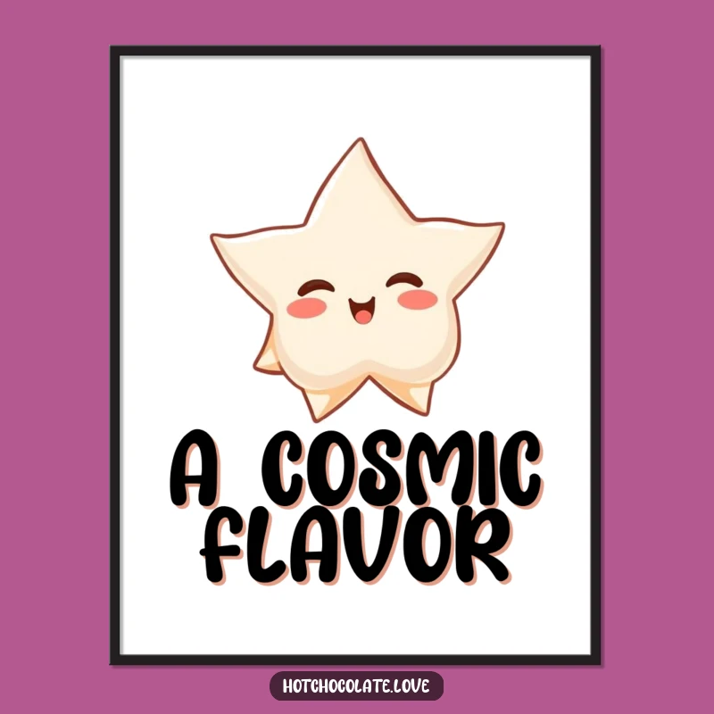 Funny Star Anise Digital Art: Instant Serene Spice Decor