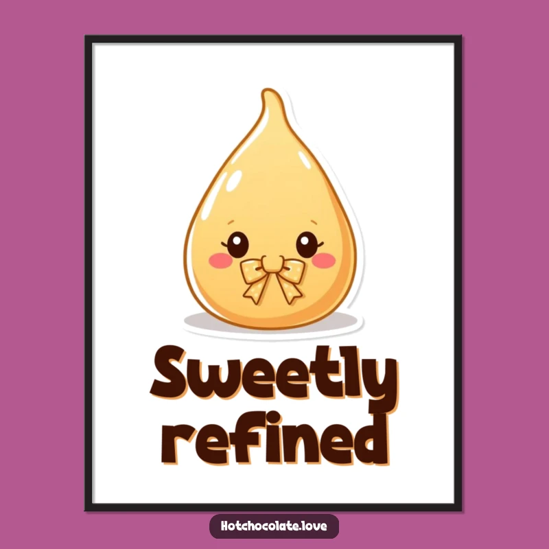 Funny Caramel Digital Art: Charming Bow for Sweet Decor, Gift