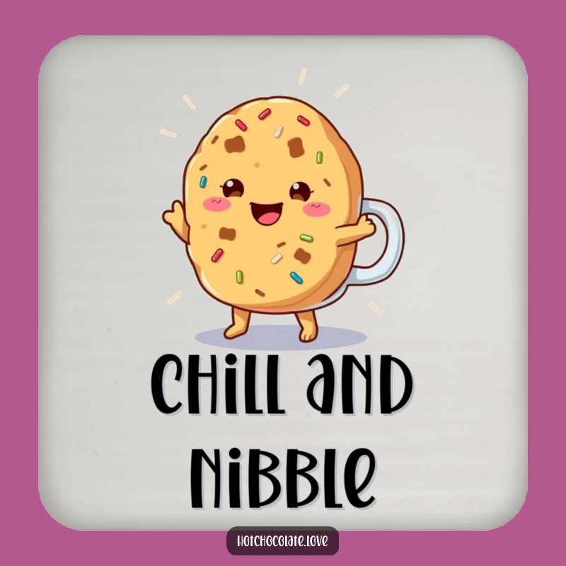 Funny Cookie Coaster: Jigging Sprinkles Design, Protect Surfaces Sweetly