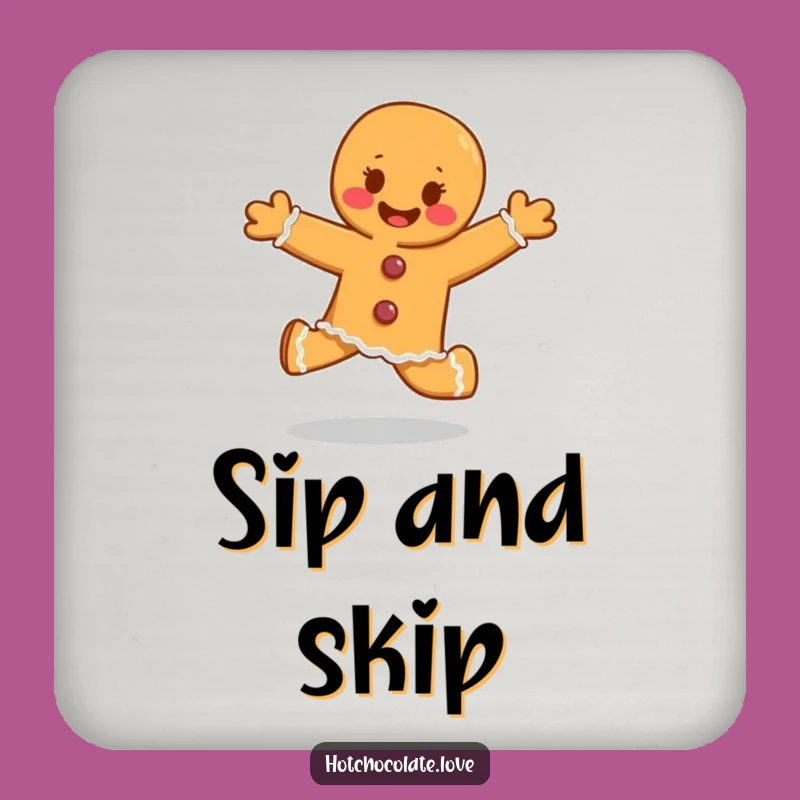 Funny Gingerbread Skipper Coaster: Glee Character Protection, Sweet Funny Gift
