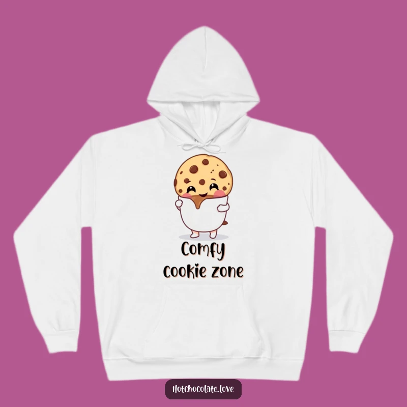 Funny Cookie Hoodie: Cozy Sweatshirt with Hilarious Dipping Character