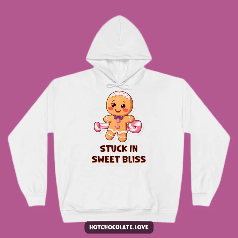 Cozy Funny Gingerbread Man Hoodie - Warm & Hilarious Winter Season Gift