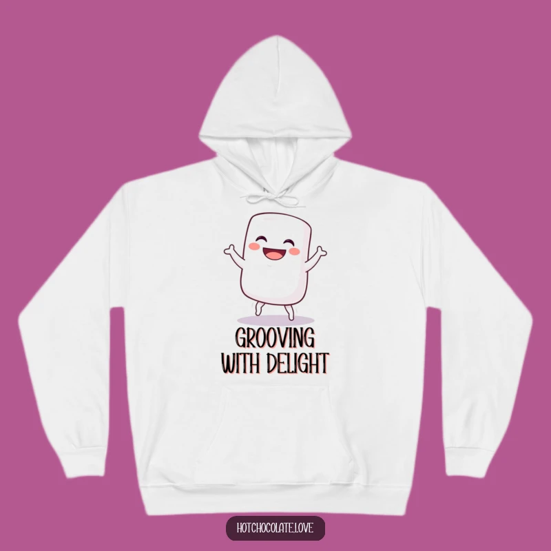 Cozy Funny Marshmallow Dance Hoodie - Snuggle Up with a Laugh!