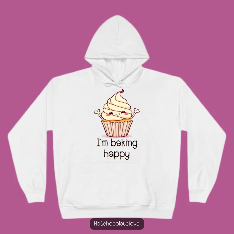 Funny Cupcake Jig Hoodie: Steamy Treat, Cozy Comfort, Perfect Humorous Gift