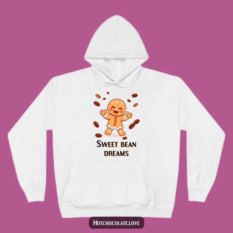 Funny Gingerbread Man Juggling Hoodie - Cozy Holiday Cheer