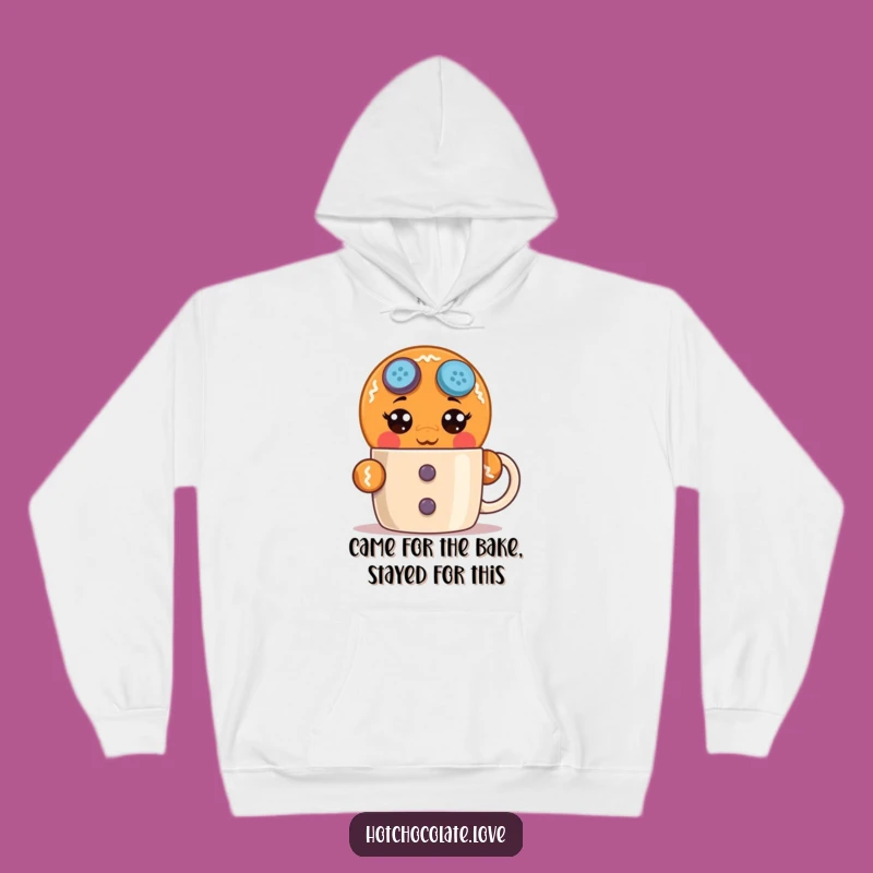 Funny Surprised Gingerbread Man Hoodie: Cozy Up with This Hilarious and Shockingly Cute Sweatshirt