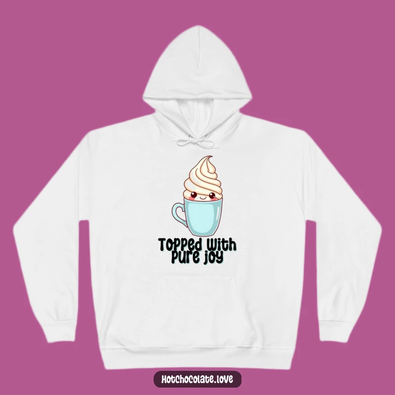 Cozy Funny Whipped Cream Hoodie: Stay Warm with Coffee Humor