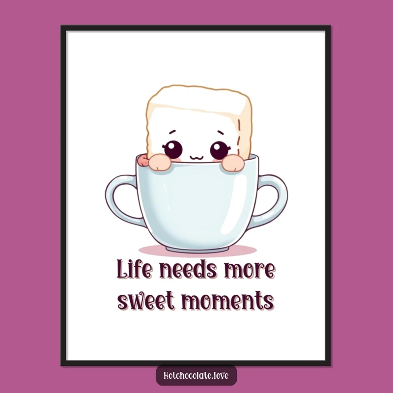 Funny Sugar Cube Art Free Printable - Curious Character Downloadable Wall Decor