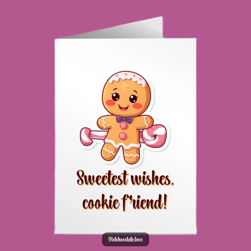 Free Printable Funny Gingerbread Birthday Card: Downloadable Festive Cheer