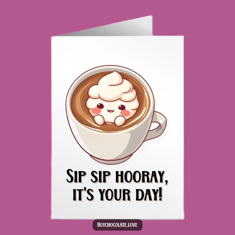 Funny Cocoa Puff Birthday Card Free Printable - Downloadable Cute Character Art