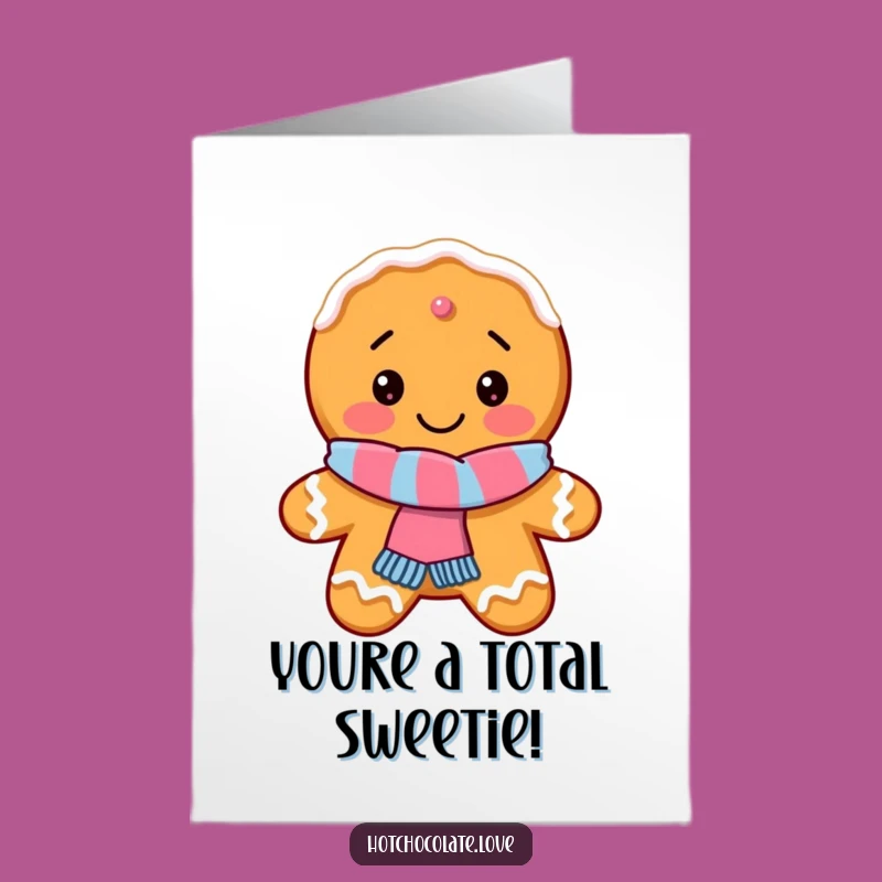Free Printable Card: Gingerbread Cookie Congrats Downloadable Funny