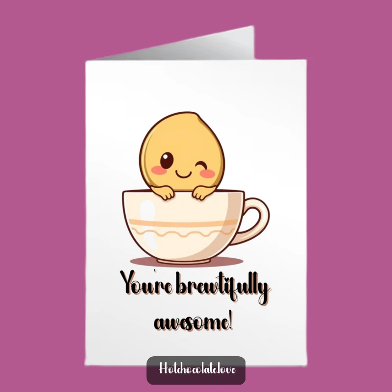 Free Printable Congrats Card: Coffee Bean Cheer, Humorous Downloadable Gift for Success