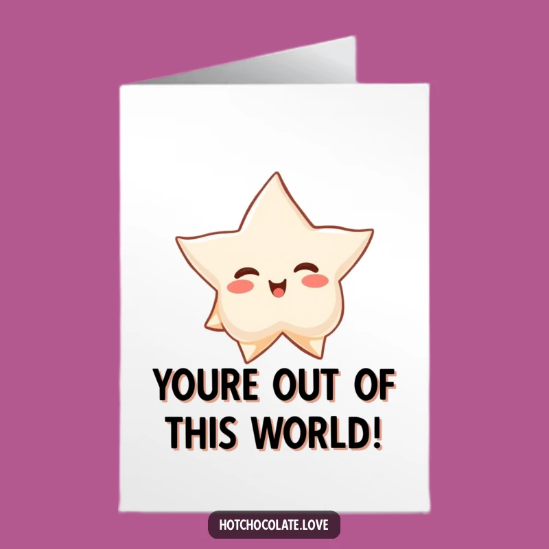 Free Printable Congrats Card: Proud Star Anise - Sophisticated Funny Download