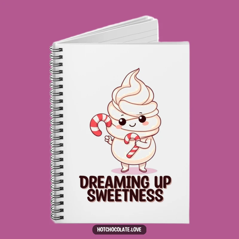 Funny Whipped Cream & Candy Cane Notebook: Jot Down Ideas In This Hilarious Holiday Journal Gift
