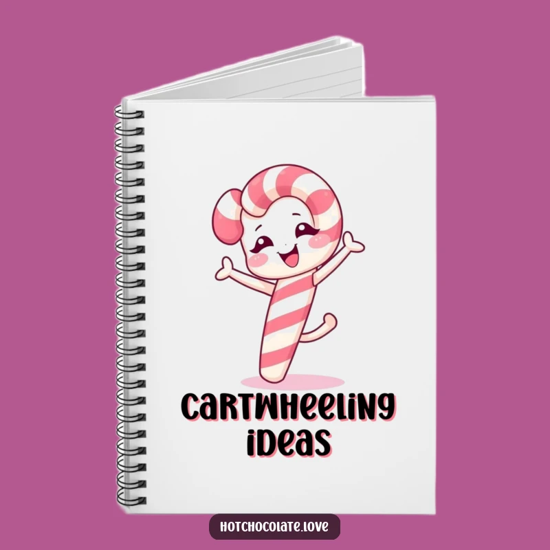 Funny Candy Cane Notebook - Hilarious Journal for Spirited Ideas Gift