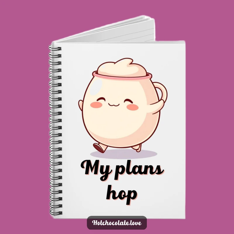 Funny Skipping Mug Notebook: Jot Down Ideas with Cheerful Energy!