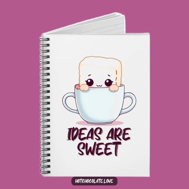 Funny Sugar Cube Notebook: Curious Character Peeking, Ideal for Jotting Curious Thoughts
