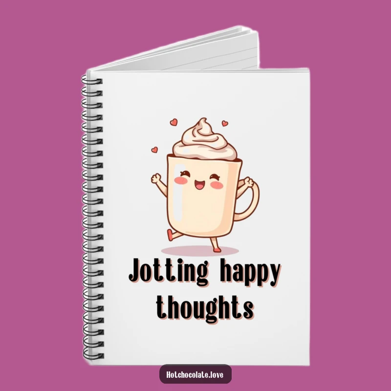 Funny Hot Chocolate Dance Notebook - Jot Down Ideas with Joyful Energy