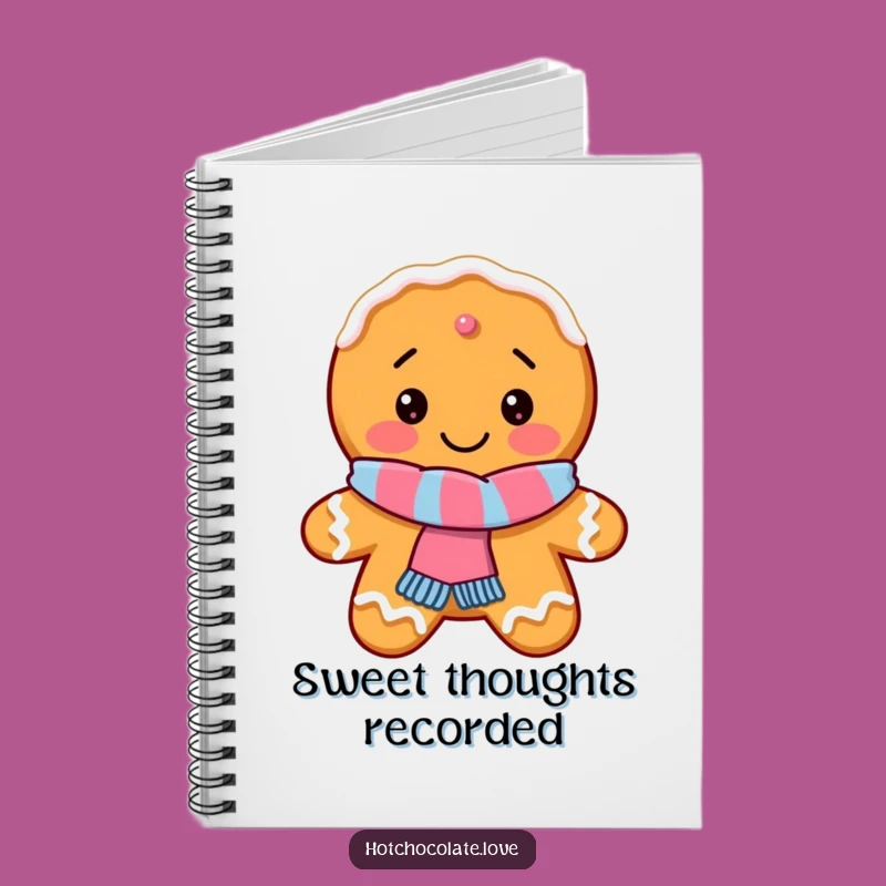 Funny Gingerbread Cookie Notebook: Jot Down Holiday Ideas with Delight
