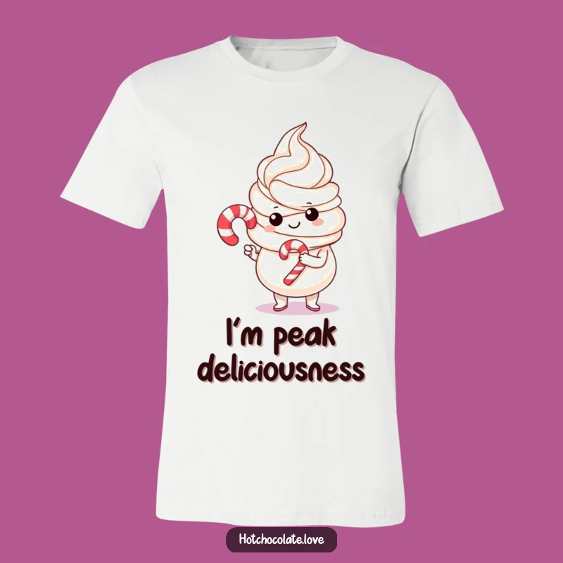 Funny Whipped Cream & Candy Cane T-Shirt: Hilarious Holiday Apparel Makes a Great Gift