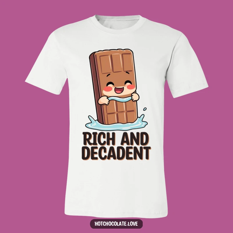Funny Chocolate Bar Dip T-Shirt - Sweet & Cheerful Apparel