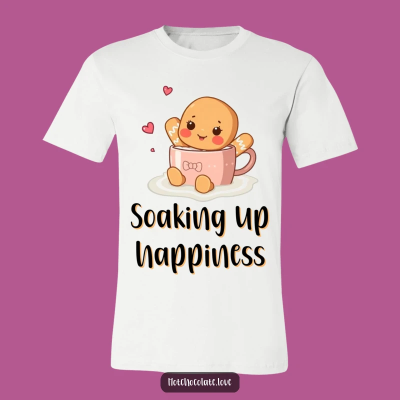 Funny Gingerbread T-Shirt: Hot Chocolate Swim Adventure - Cozy & Comfy Wear