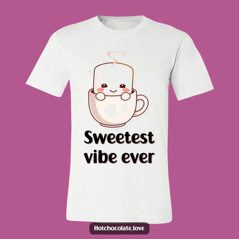 Funny Marshmallow T-Shirt: Hilarious Hot Drink Lover Apparel