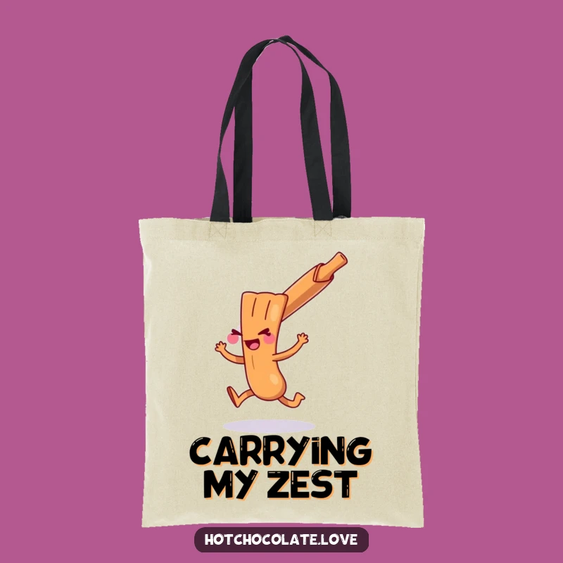 Funny Cinnamon Stick Hop Tote Bag: Carry Your Essentials With This Playful Spice Accessory