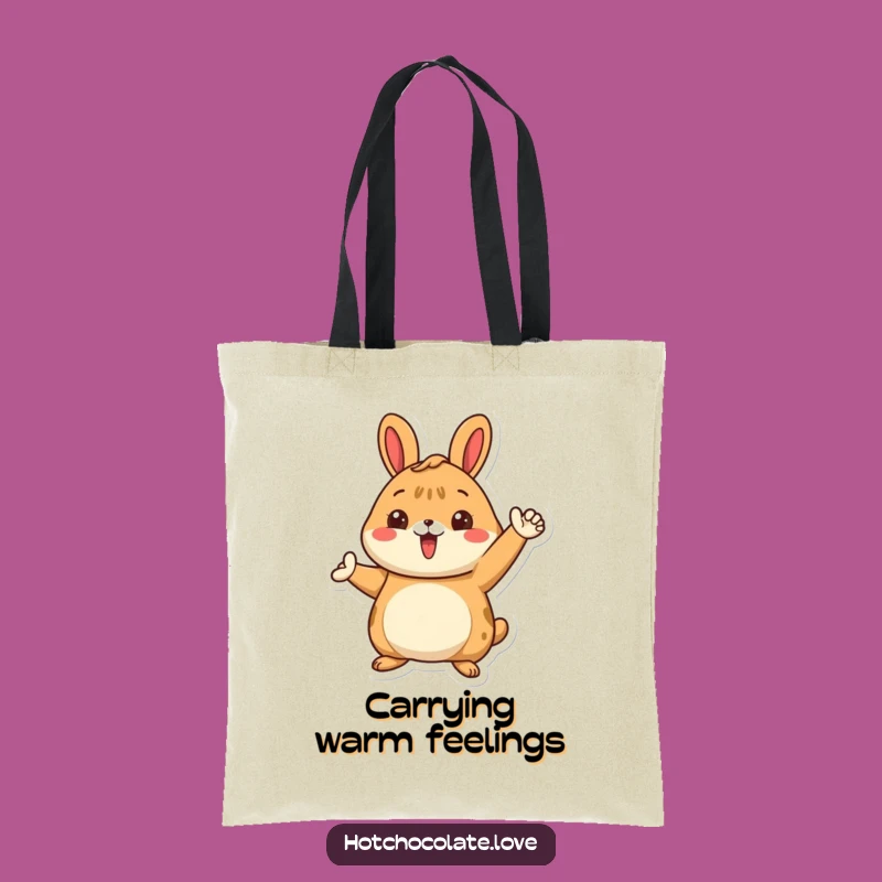 Funny Cinnamon Bun Tote Bag: Proud Character Posing, Stylish & Hilarious Gift
