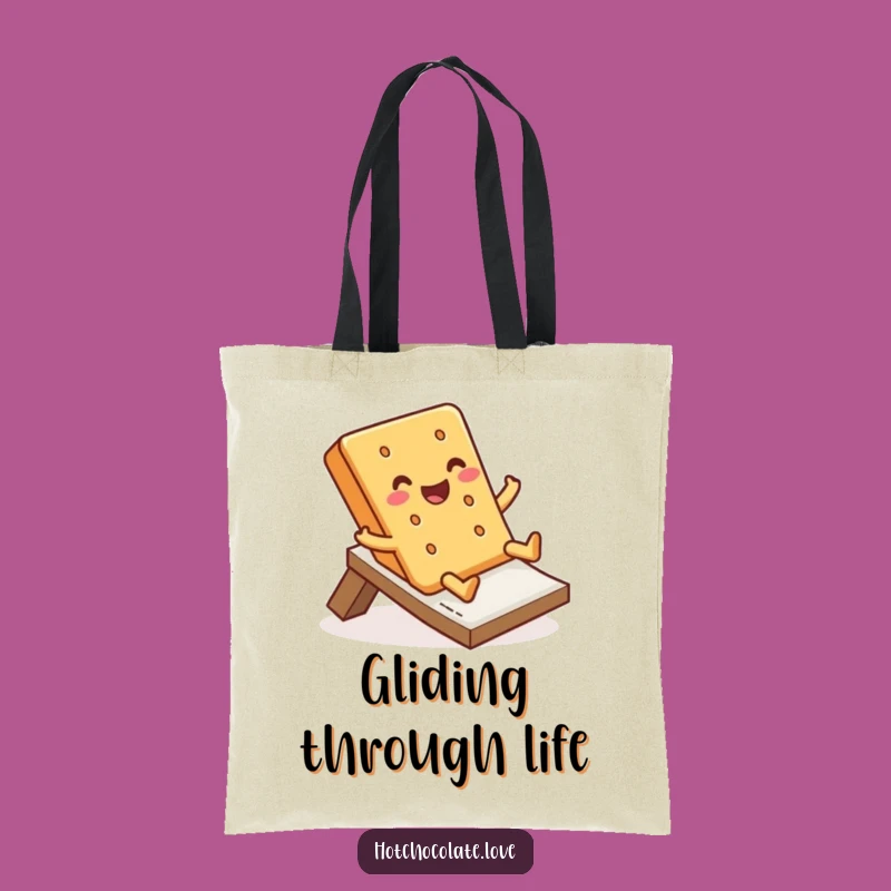 Funny Graham Cracker Tote Bag: Jolly Design for Sweet Style, Eco-Friendly Gift