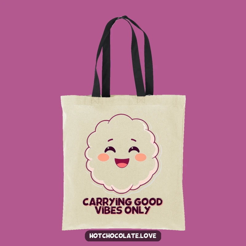 Funny Smiling Steam Tote Bag: Carry Your Warmth with This Cheerful Accessory