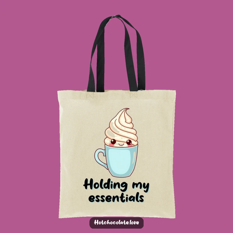 Funny Whipped Cream Tote Bag: Carry Your Coffee & Smiles Daily